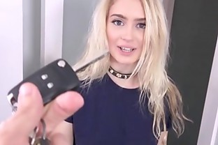 Cute Blonde Step Sister Anastasia Knight Fucked By Step Brother For His Keys POV