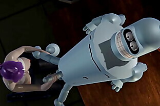 Futurama - Leela gets creampied by Bender - 3D Porn 17 min